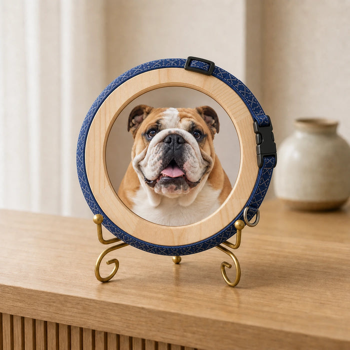 Dog Collar Memorial Picture Frame