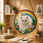 Personalized Cat Memorial Suncatcher