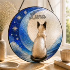 Personalized Cat Memorial Suncatcher